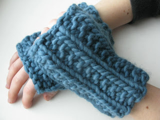 ​One Hour Knit Fingerless Gloves