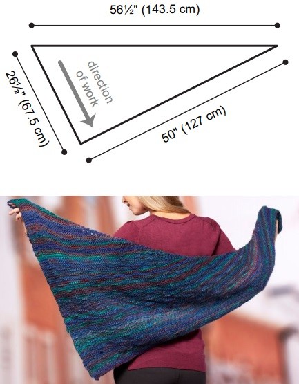 Helping our users. ​Winter Knit Shawl.