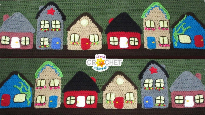 Inspiration. Crochet Houses.