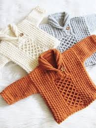 Inspiration. Knit Baby Boy Sweaters.