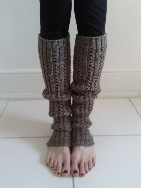 Inspiration. Knit Legwarmers.