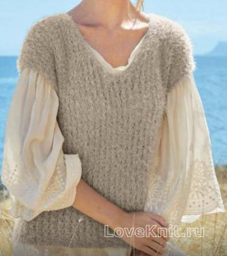 Mohair Knit Vest