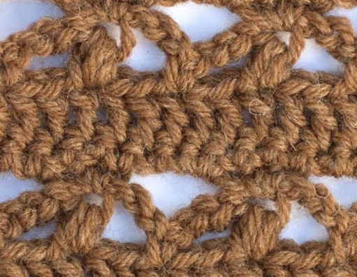 ​Relief Crochet Stripe Pattern