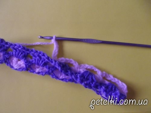 Two-Coloured Crochet Stitch