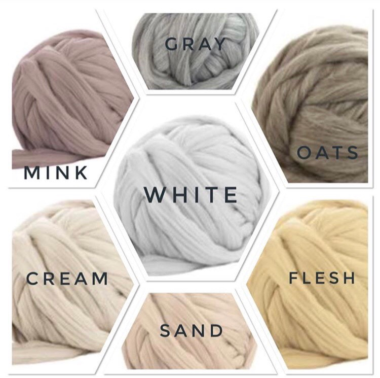 Types of Yarn. Merino Wool.