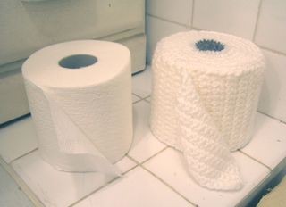 Helping our users. Crochet Toilette Paper Joke. Helping our users. Crochet Toilette Paper Joke.