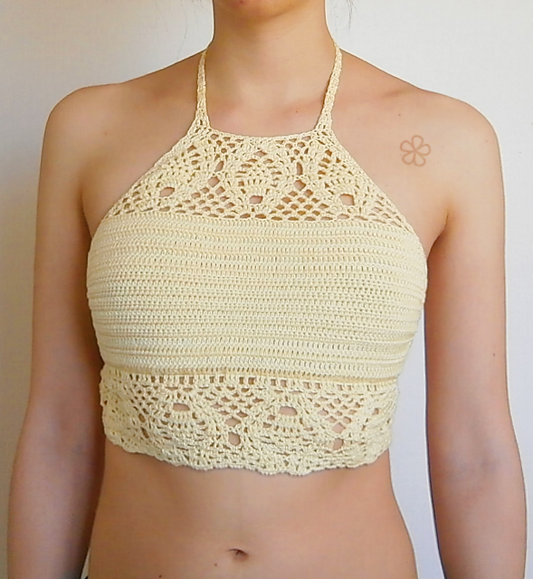 Inspiration. Crochet Crop Top.