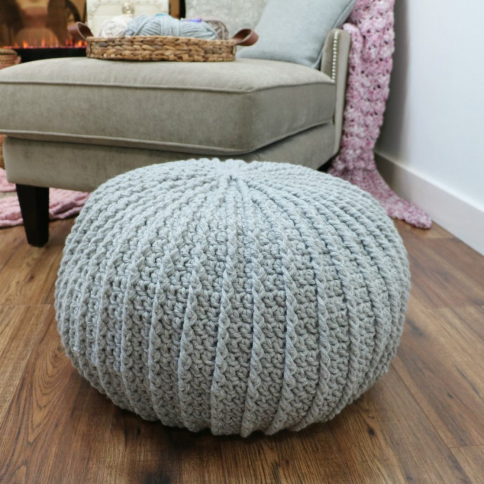 Inspiration. Crochet Poufs.