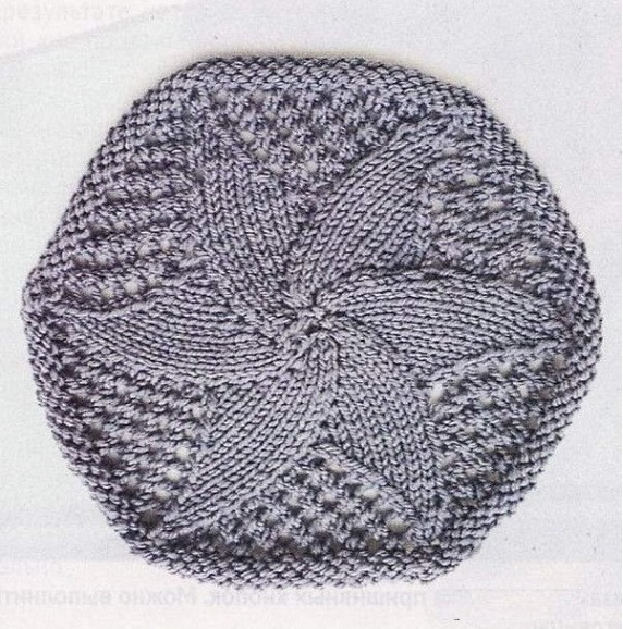 Knit Flower Motif Knit Flower Motif