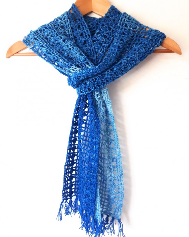 Step-by-Step Guide to Create a Beautiful 7” x 84” Scarf with Fingering Weight Yarn Step-by-Step Guide to Create a Beautiful 7” x 84” Scarf with Fingering Weight Yarn