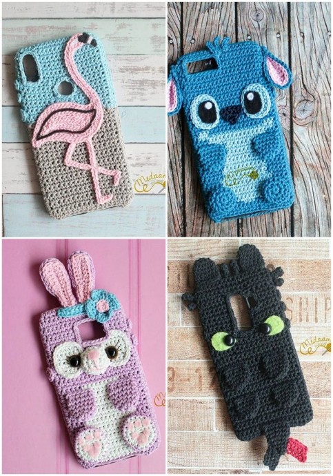 Inspiration. Crochet Phone Cases.