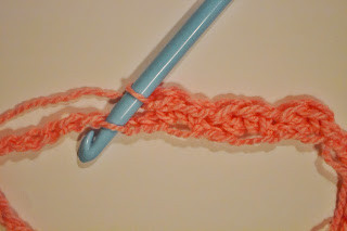 Pink Crochet Cowl