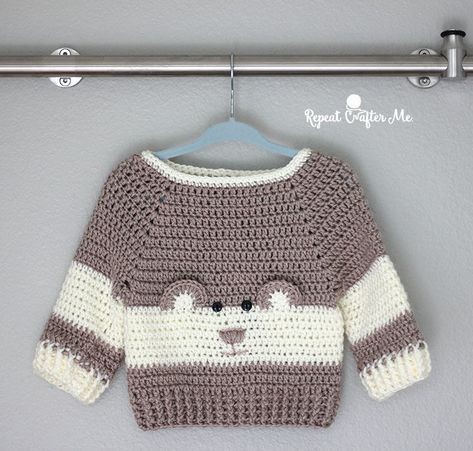 Inspiration. Crochet Baby Sweaters.