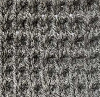 ​Knit Fish-Scale Pattern
