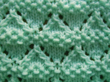 ​Knit Diamonds Pattern