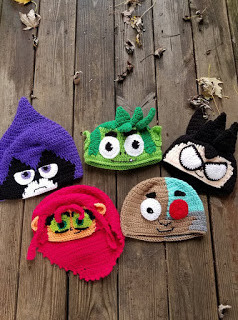 Helping our users. ​Titans Characters Crochet Beanie.