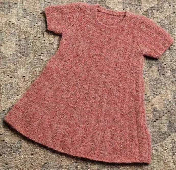 Inspiration. Knit Baby Girl Dresses.