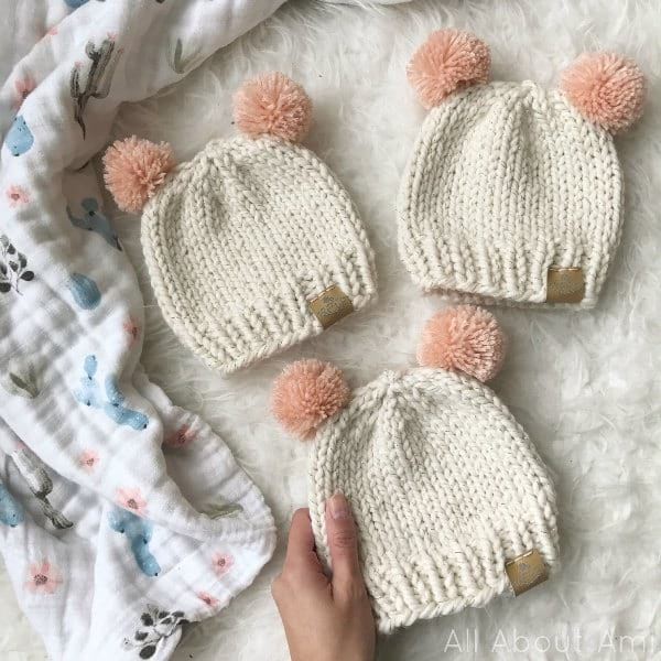 Inspiration. Knit Baby Hats.