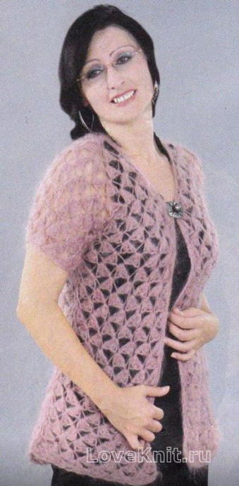 ​Violet Crochet Cardigan