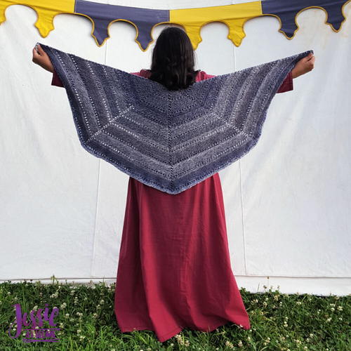 ​Connect the Dots Knitted Shawl