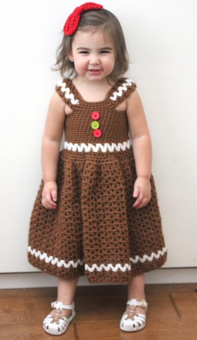 Helping our users. ​Crochet Gingerbread Dress.