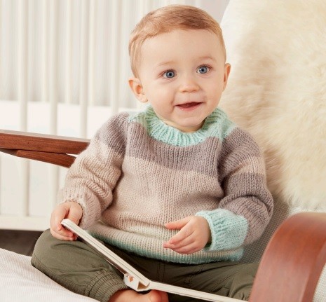 ​Helping our users. Knit Child Top to Bottom Sweater.