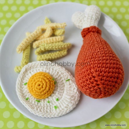 Inspiration. Crochet Food.