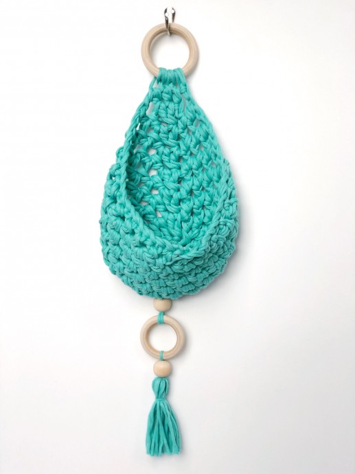 Inspiration. Crochet Hanging Pot-Holders.