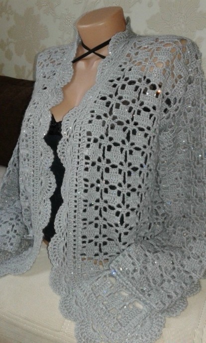 Summer Crochet Cardigan from Inspiration Post Summer Crochet Cardigan from Inspiration Post