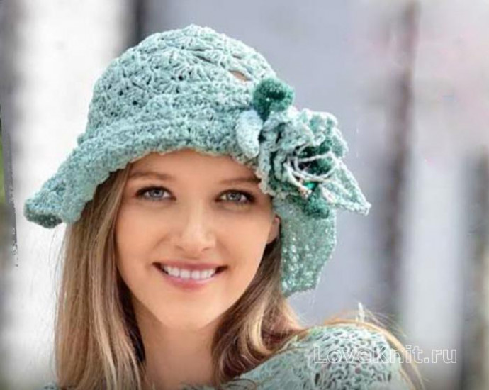 ​Mint Crochet Hat
