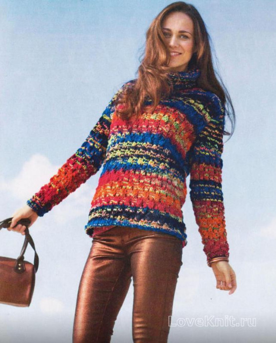​Knit Colorful Pullover