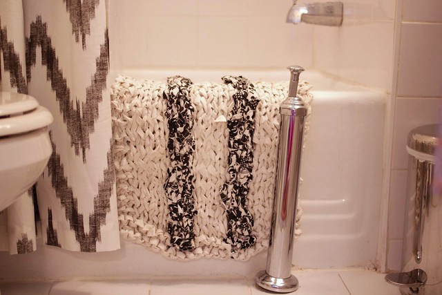 Striped Rag Bath Mat Pattern Striped Rag Bath Mat Pattern