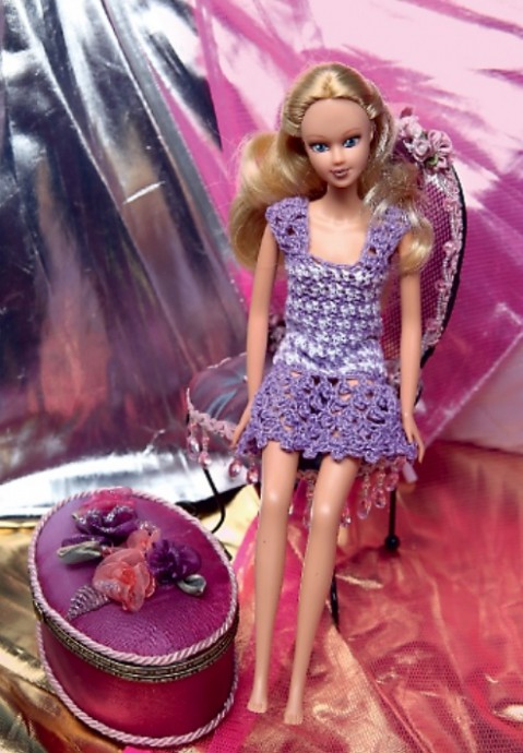 ​Crochet Dress for Barbie Doll