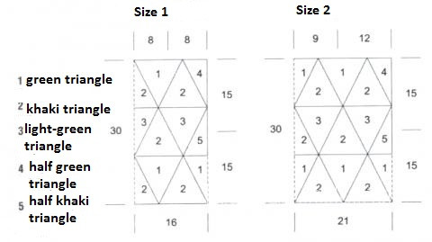 ​Crochet Pullover of Triangle Motifs