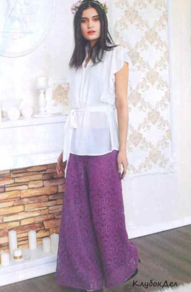 ​Crochet Wide Pants