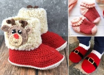 Inspiration. Crochet Slippers.