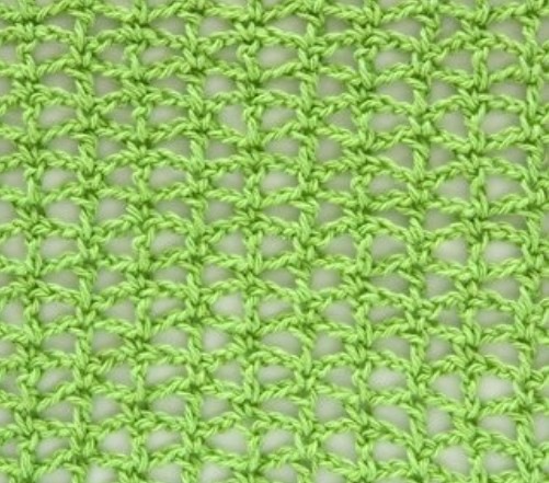 Simple Crochet Relief Net Stitch Simple Crochet Relief Net Stitch