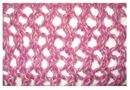 ​Zigzag Net Knit Stitch