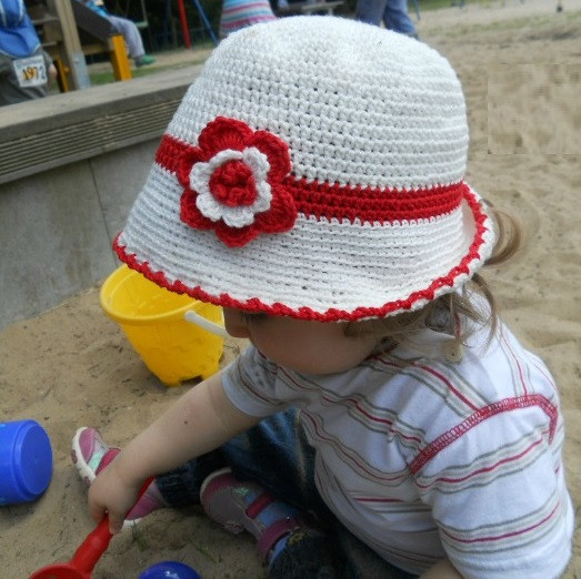 ​Crochet Summer Hat for Girl