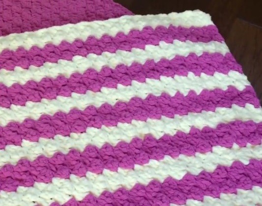Helping our users. ​Crochet Marshmallow Stitch Blanket.