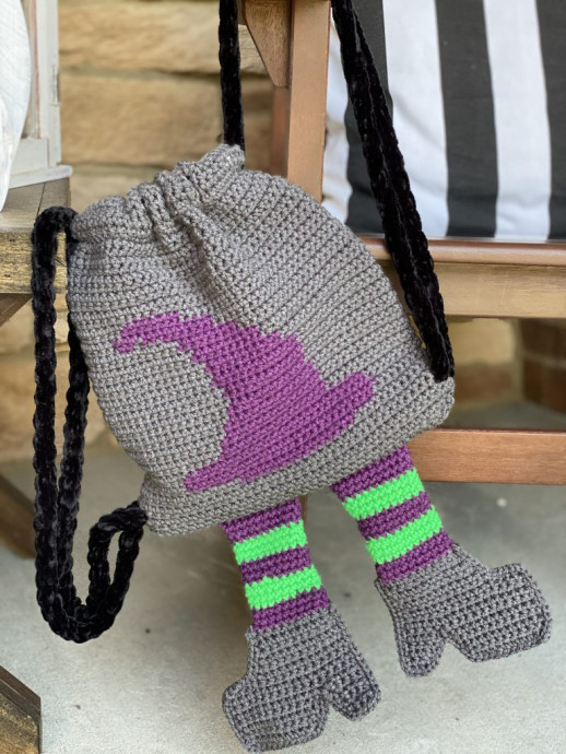 ​Crochet Witch Backpack