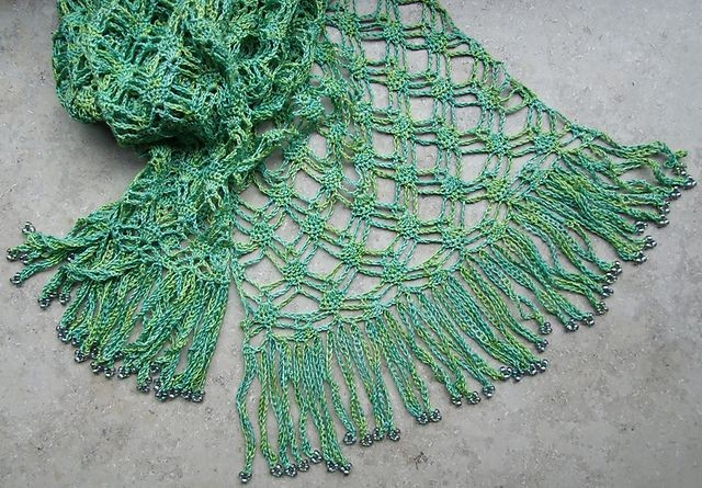 Inspiration. Crochet Summer Scarves.