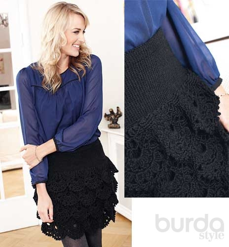 ​Lacy Skirt with Ruffles