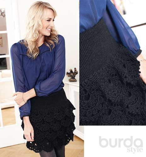 Detailed Knitting Instructions for a Stylish Skirt with Ruffles Detailed Knitting Instructions for a Stylish Skirt with Ruffles