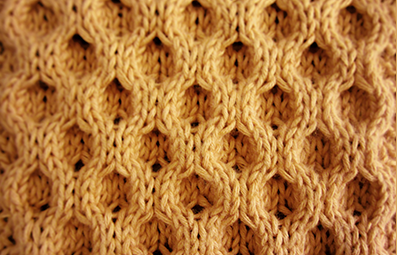 Classic Aran Honeycomb Stitch