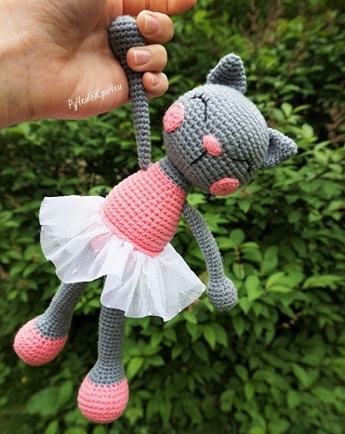 ​Crochet Ballerina Cat