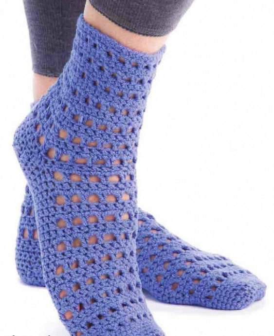 ​Crochet Lace Socks