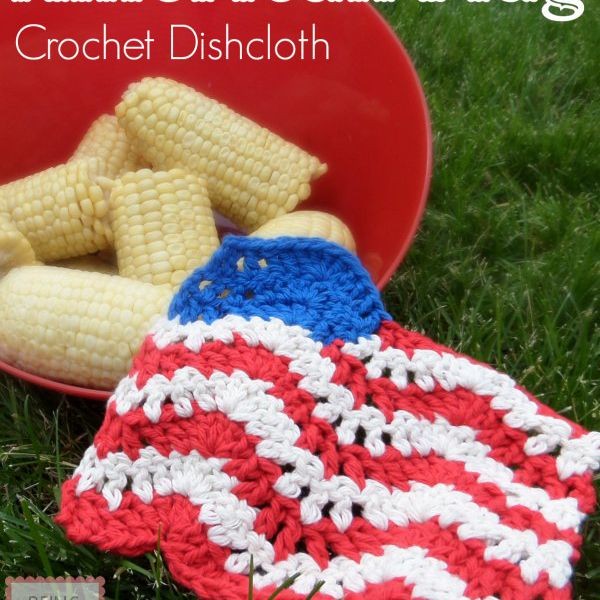 Inspiration. American Flag in Crochet Things.