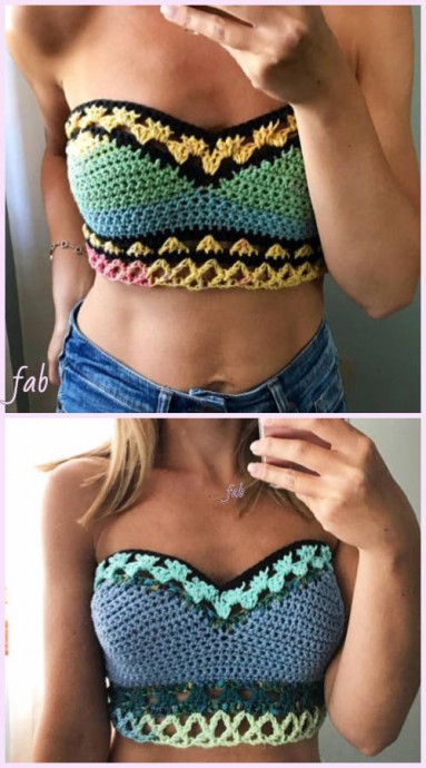 Inspiration. Crochet Crop Top.