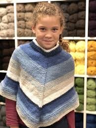 Inspiration. Knit Baby Poncho.